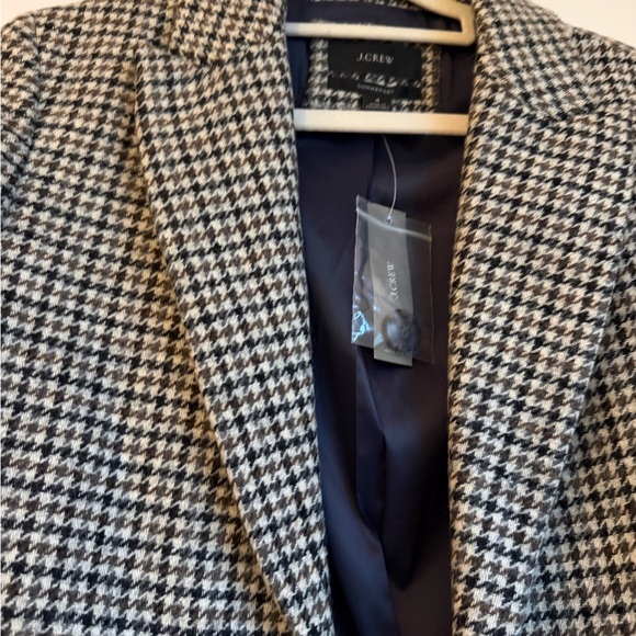 New J Crew Sommerset Blazer houndstooth Blazer 100% English wool - Picture 2 of 7